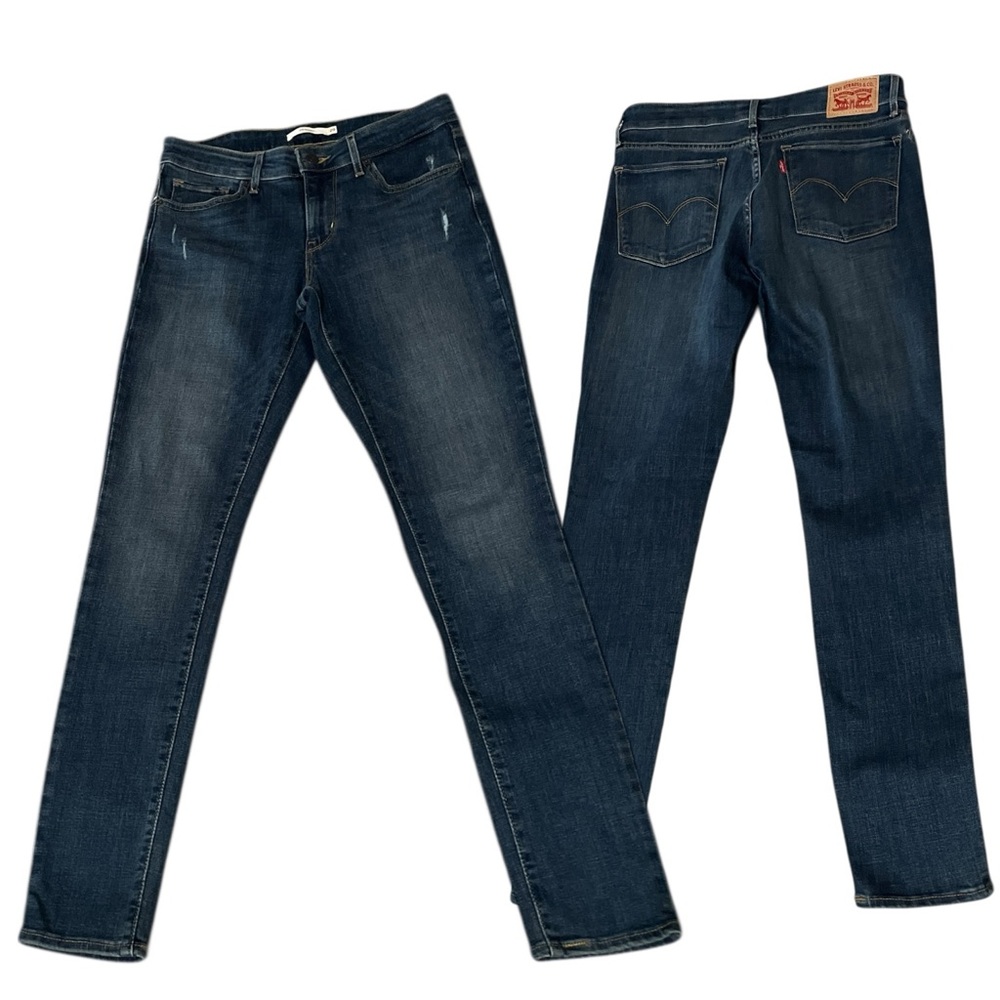 Levi's 711 Skinny Dark Blue 5-Pocket Women’s Jeans Size 29 Very Nice Condition